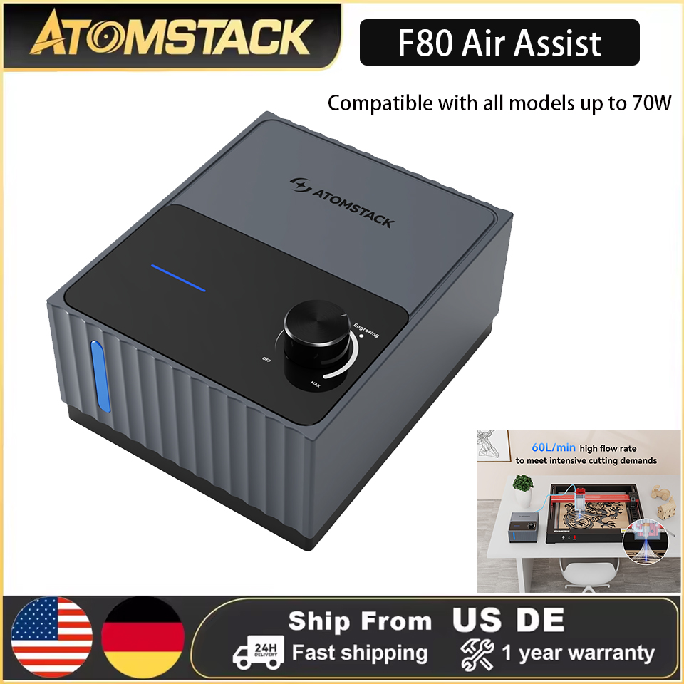 Drone Lidar - Atomstack F80 Air Assist Pump for